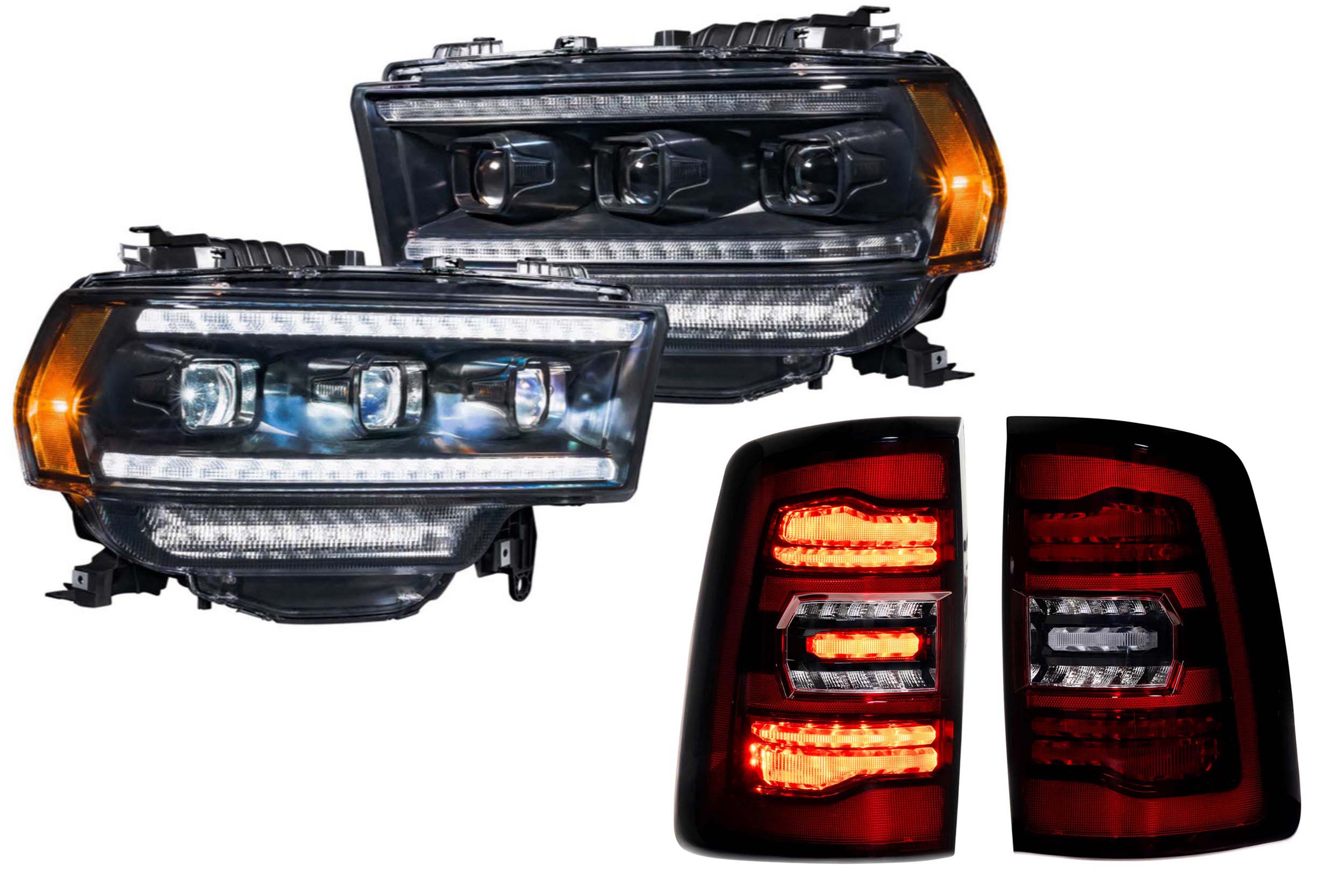 Ram HD (2019+) Headlight & Tail Light Combo